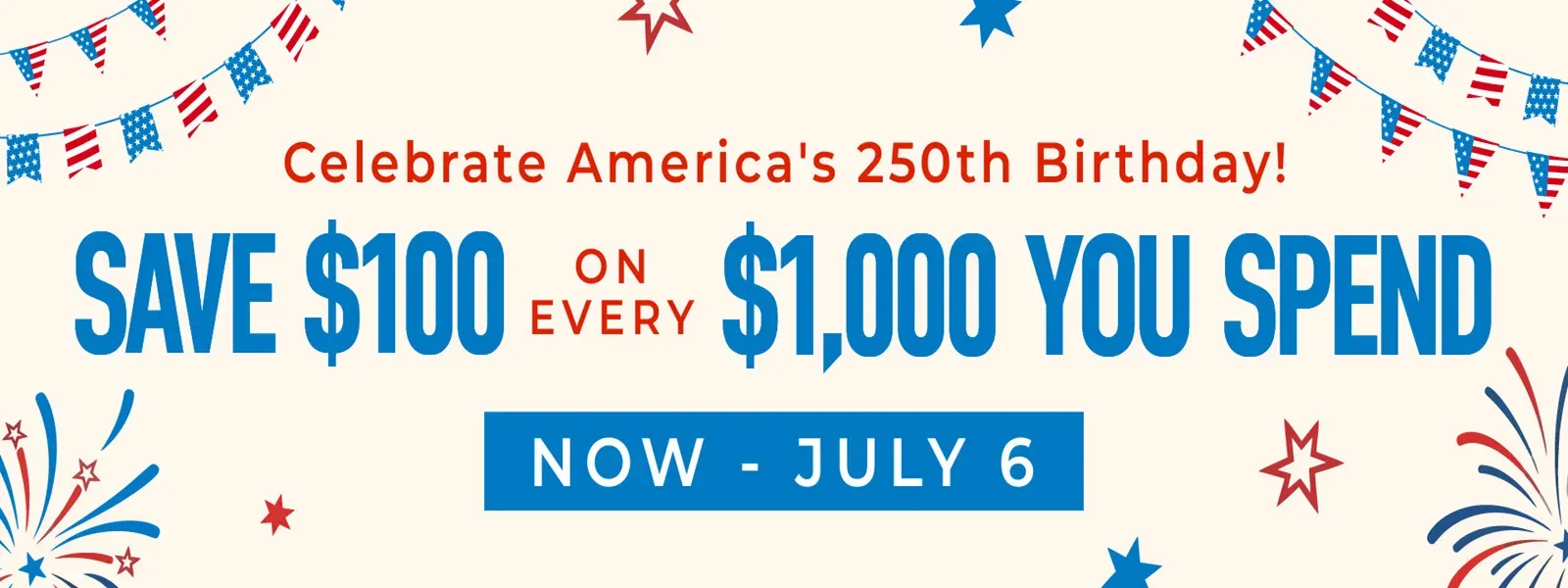 4th of July Sale